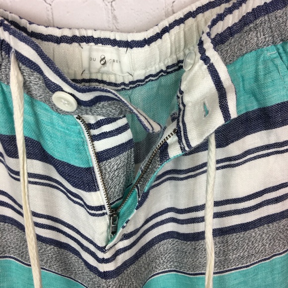 Lou & Grey High Rise wide leg linen crop pants - Picture 4 of 8